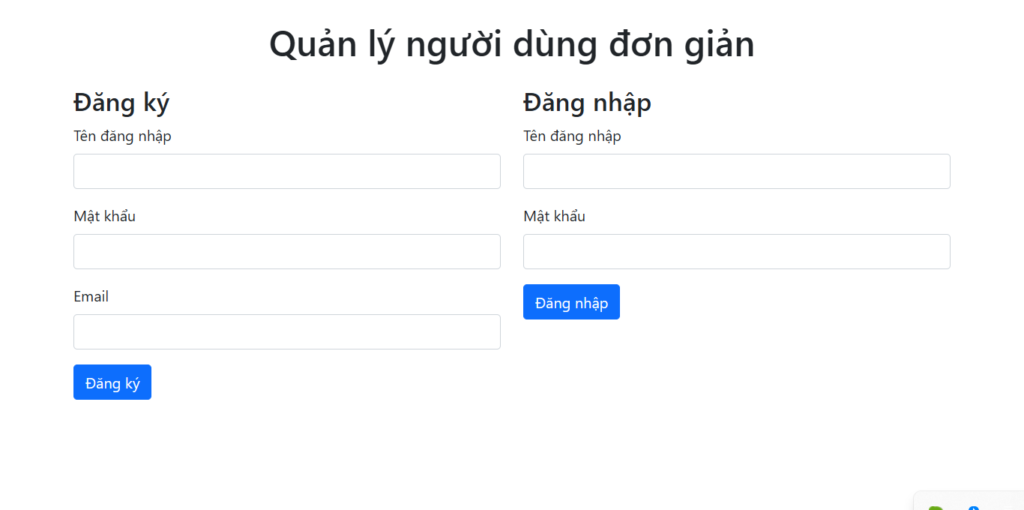 PHP Authentication Xác thực người dùng với MySQL xác thực người dùng