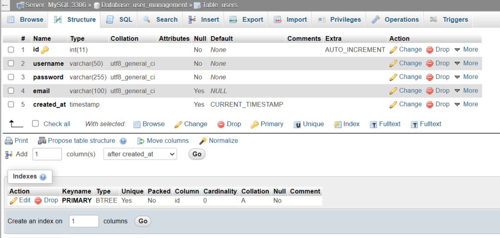 PHP Authentication Xác thực người dùng với MySQL table users